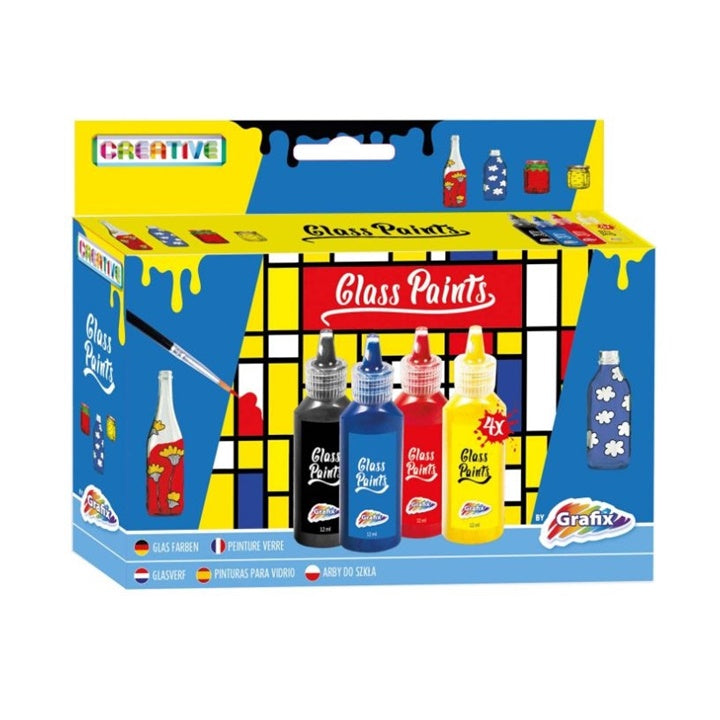 Set of Glass Paints 4 x 22 ml