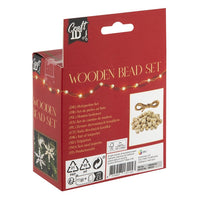 Set of wooden beads XMAS STARS, image 3