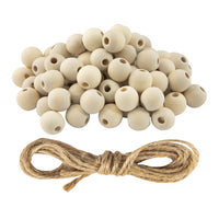 Set of wooden beads XMAS STARS, image 1