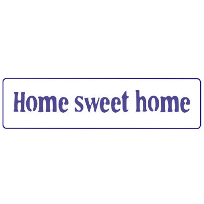 Шаблон PENTART текст мотив - Home sweet home — изображение 1