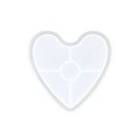 Silicone Casting Mold 11.5x10x1.6 cm - Heart Tray - Image 2