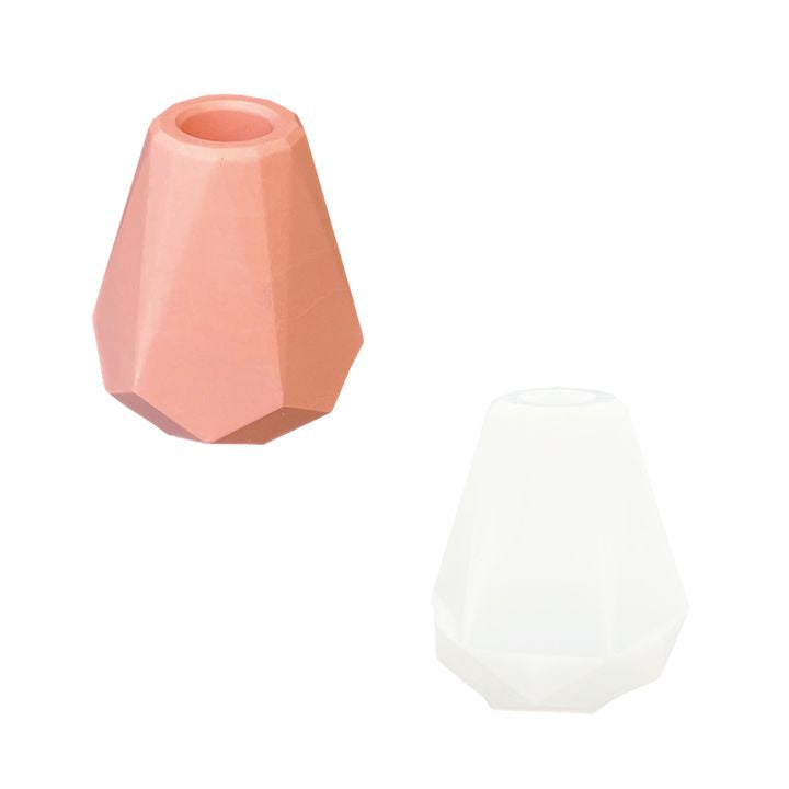 Silicone Mold for Casting 7x7 cm - Faceted Vase — image 1