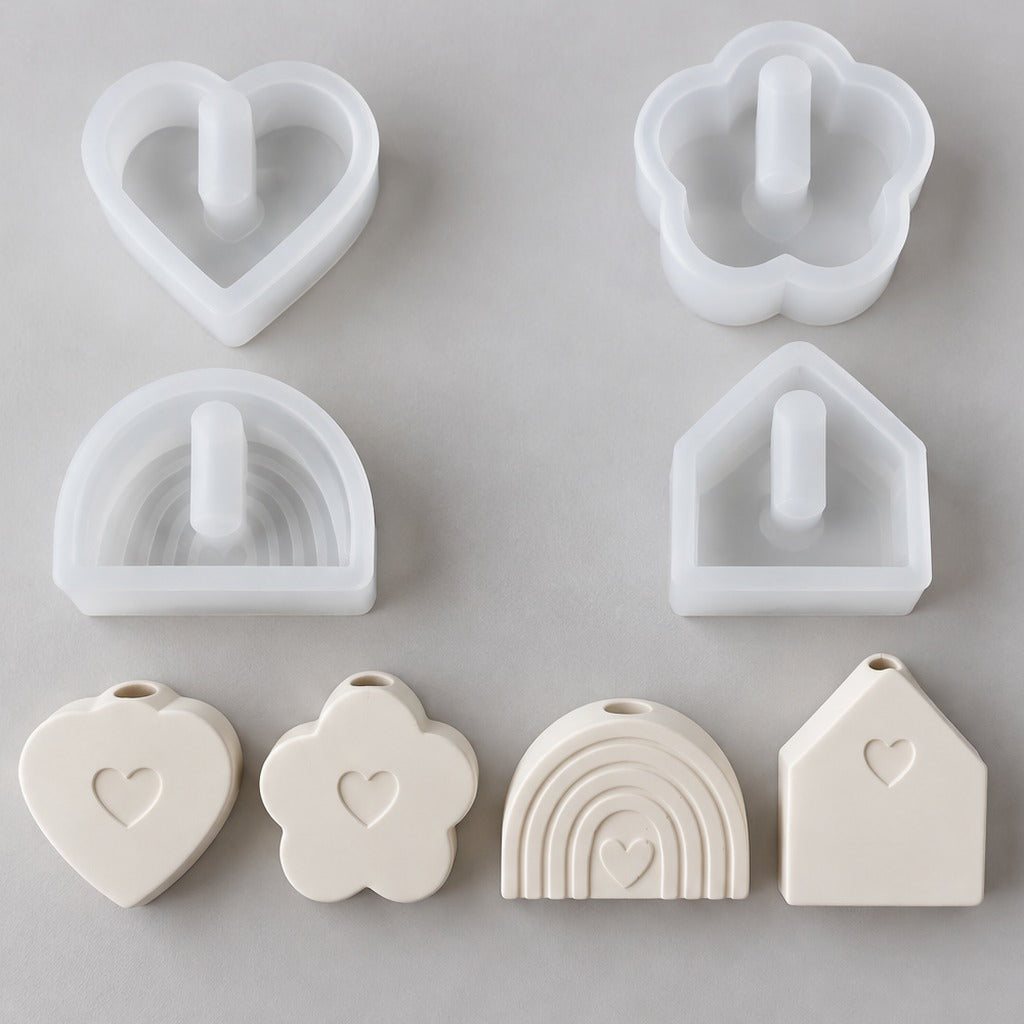 Silicone Mold for Casting Mini Vases for Dried Flowers