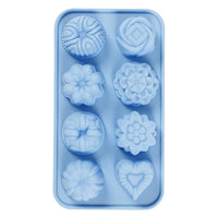 Silicone Mold for Mini Cakes, Set of 8