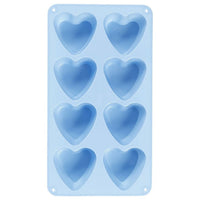 Silicone Mold, Hearts, Set of 8