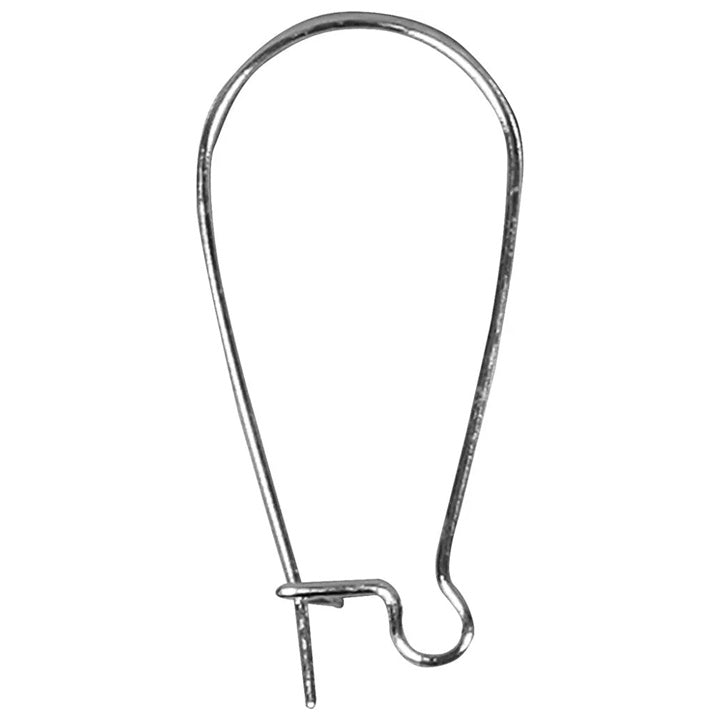 Silver Earring Hooks, 25 mm, Set of 6 — image 1