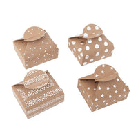 Silver Pattern Gift Boxes, 6 x 7.5 x 2.5 cm, Set of 4 | various motifs — image 6