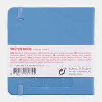 Sketchbook ROYAL TALENS Art Creation Light Blue 12 x 12 cm, 140 g, 80 sheets
