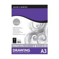 Sketching Pad DALER ROWNEY Simply A3 - 120 g, 50 Sheets