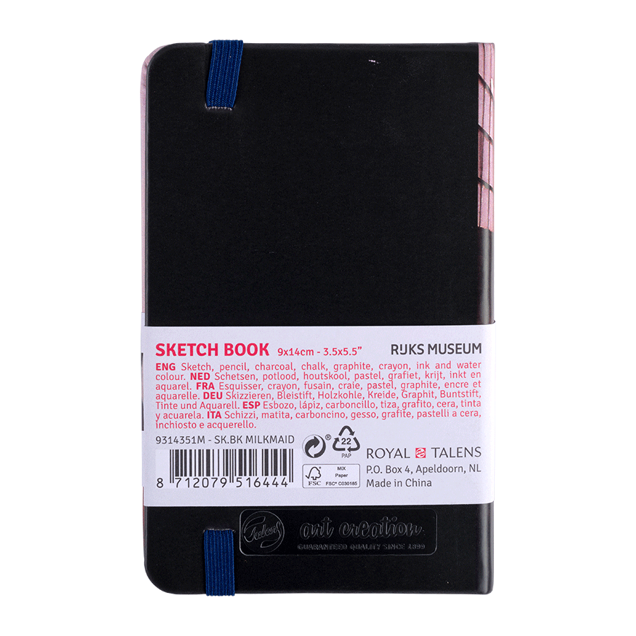 Sketching Pad TALENS Art Creation Milkmaid 140 g/m² 9 – 15 cm - 80 sheets