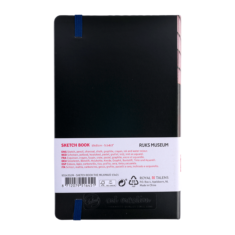Sketching Pad TALENS Art Creation Milkmaid 140 g/m² 9 – 15 cm - 80 sheets