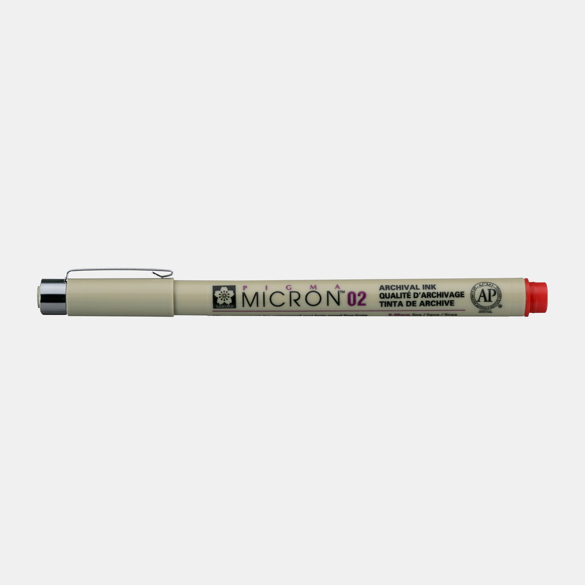 SAKURA Pigma Micron RED Technical Pen – 02 0,30 mm