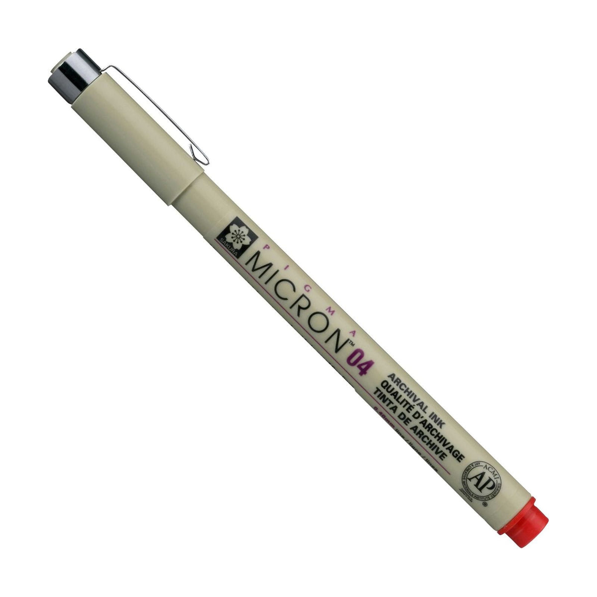 SAKURA Pigma Micron RED Technical Pen – 04 0,40 mm