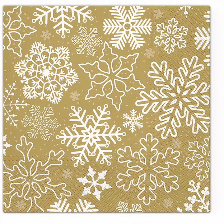 Snowflake Decoupage Napkins - 1 pc