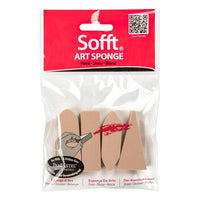 Sofft Pastel Application Sponges, Set of 4, Assorted Shapes