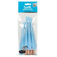 Sofft Plastic Knife Set with Replaceable Sponges — image 1