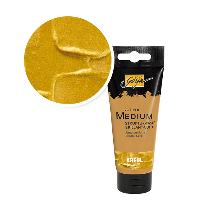 Solo Goya Brilliant Gold Texture Paste 100 ml