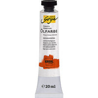 Solo Goya Finest Artists Oil Paint, 20 ml – 600 - Cadmium Orange Imit.