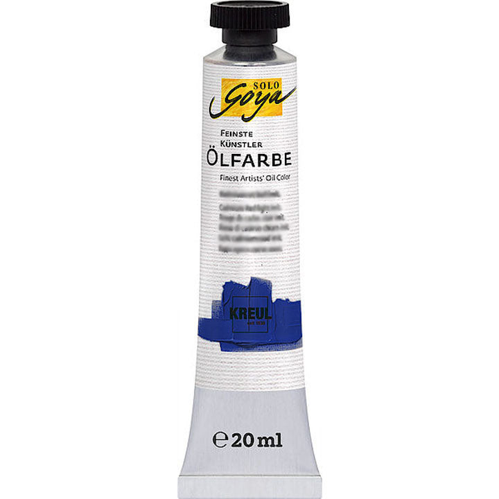 Solo Goya Finest Artists Oil Paint, 20 ml – 619 - Light Cobalt Blue Imit.