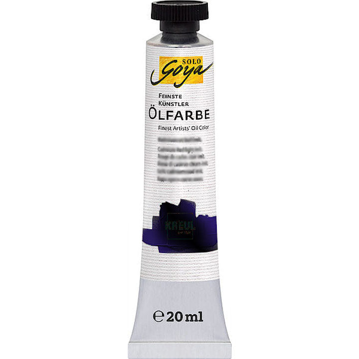 Solo Goya Finest Artists Oil Paint, 20 ml – 631 - Purple Lake