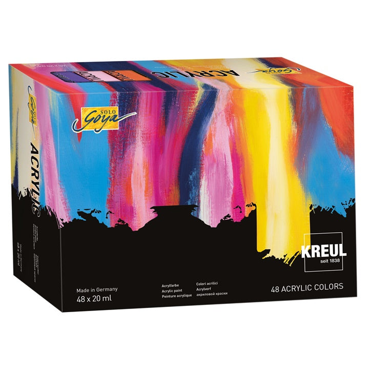 Solo Goya KREUL Acrylic Paint Set, 48 x 20 ml, image 1