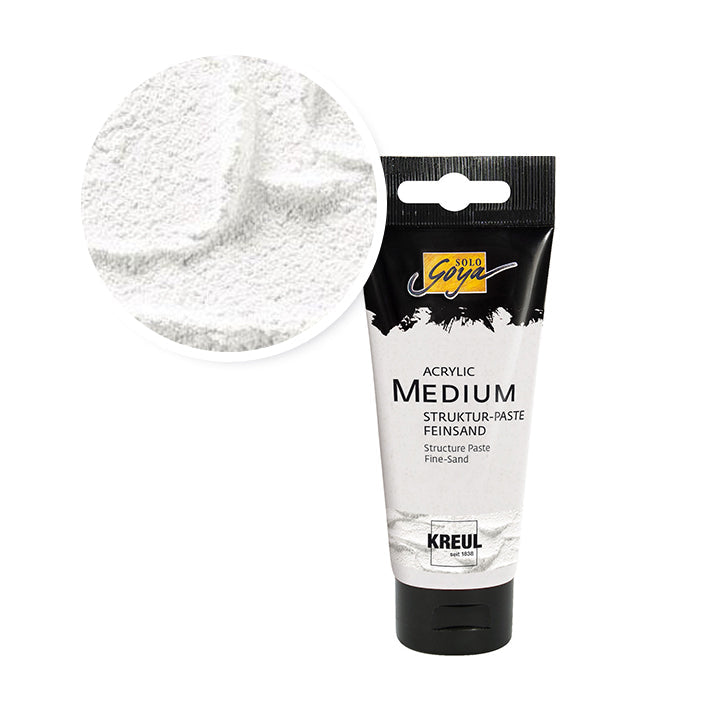 Solo Goya Texture Paste, Fine Sand, 100 ml