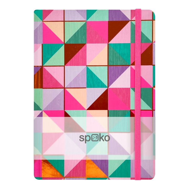 Spoko A5 Lined Notebook, 96 Pages - Color Mosaic — image 3