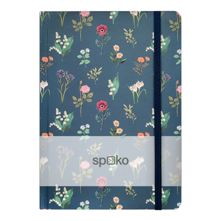 Spoko A5 Lined Notebook, 96 Pages - Flowers, image 4