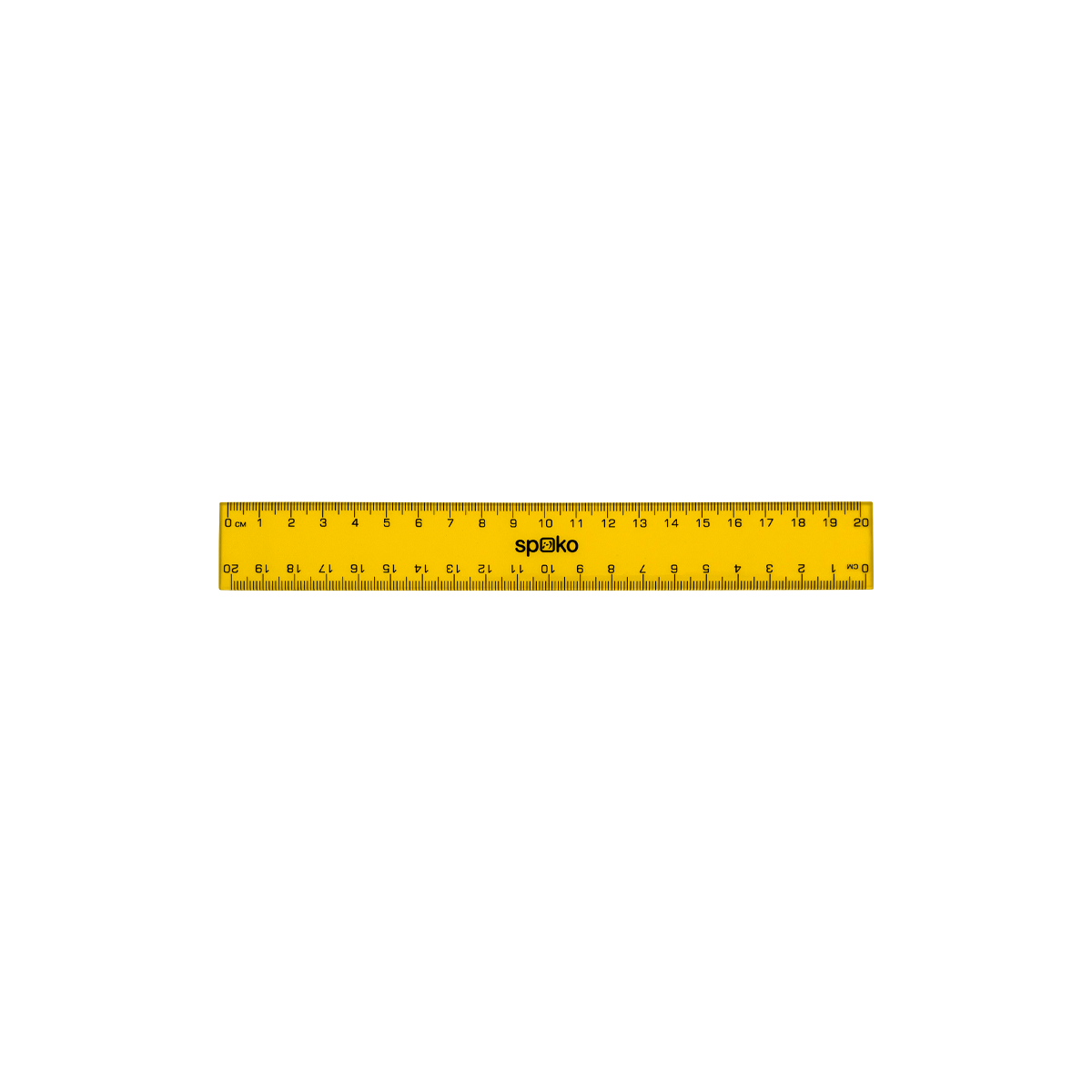 Spoko Ruler 20 cm, Assorted Colors