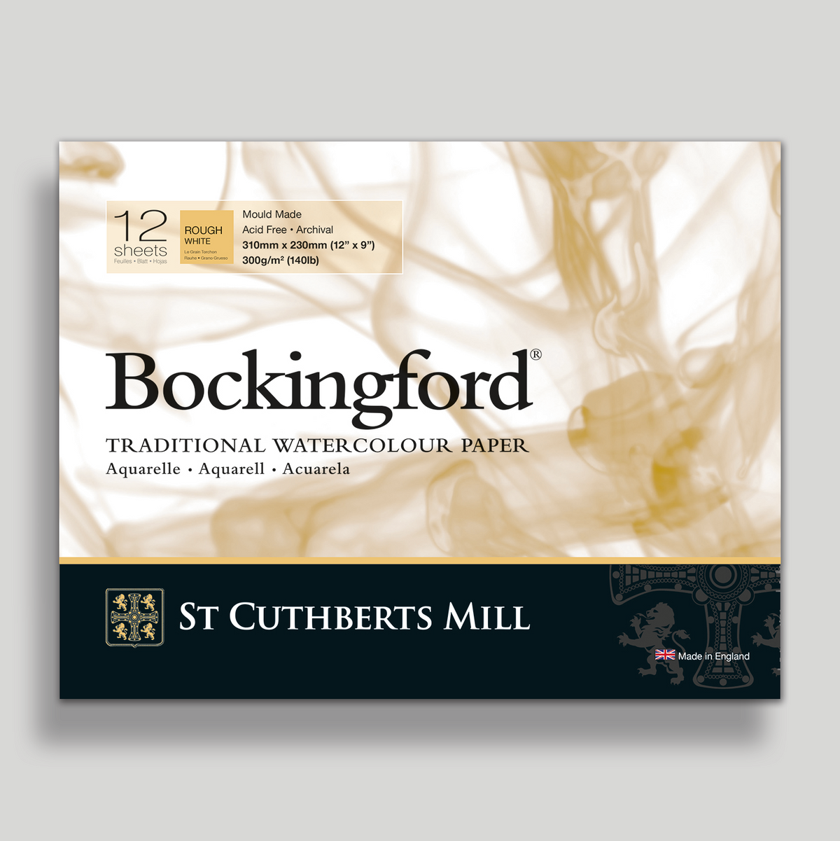 St Cuthberts Mill Bockingford Rough Watercolor Pad 300 g/m² 31 – 41 cm - 12 sheets