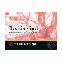 St Cuthberts Mill Bockingford Watercolour Pad HP White 300 g/m² - 12 sheets