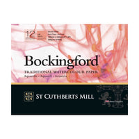 St Cuthberts Mill Bockingford Watercolour Pad HP White 300 g/m² - 12 sheets