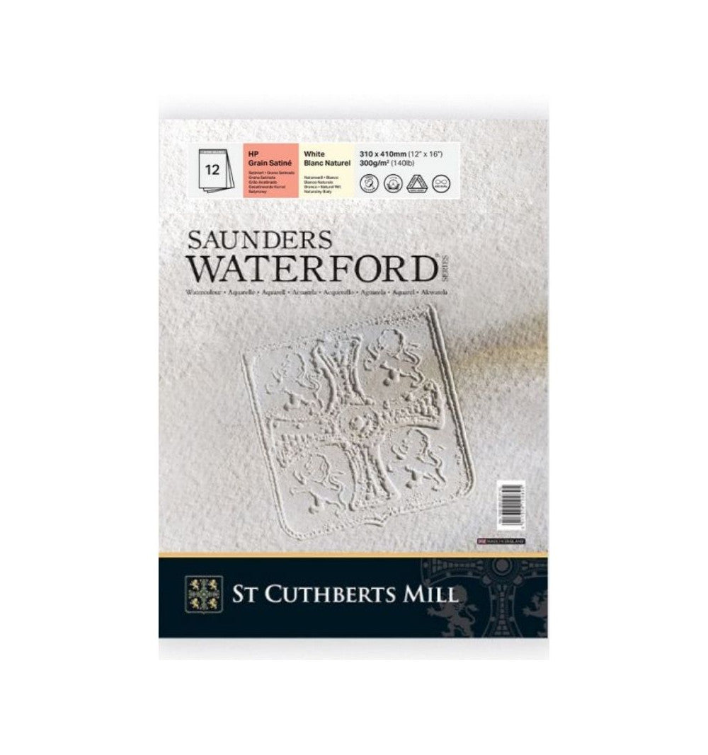 St Cuthberts Mill Saunders Waterford HP Watercolor Block 300 g/m² 23 x 31 cm