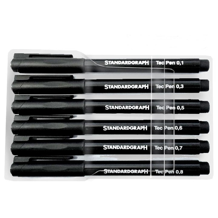 Standardgraph Set of 6 Graphic Pens