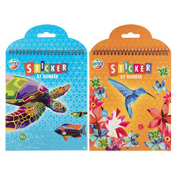 Sticker by Numbers, 12 Designs, 24 x 20 cm | various motifs — image 1