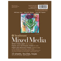 Strathmore 400 Mixed Media Pad, 300 g/m², 15 x 20 cm, 15 Sheets