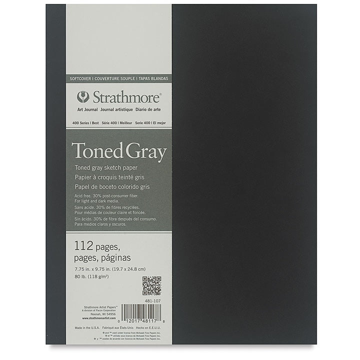 Strathmore Gray Toned Paper Art Journal, Softcover | Various sizes — image 2