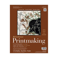 Strathmore Printmaking Pad, 20 Sheets, 20.3 x 25.4 cm
