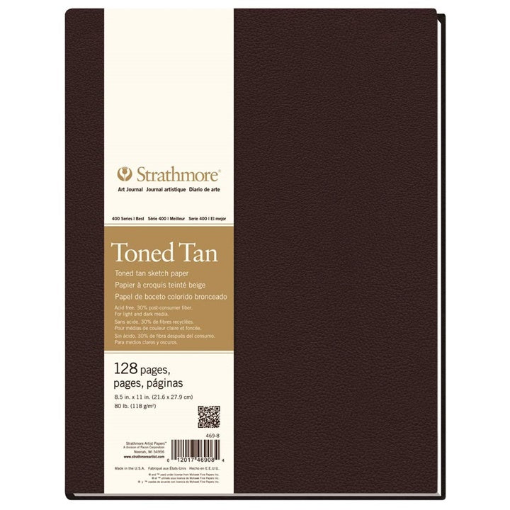 Strathmore Toned Paper Tan Hardcover Art Book | various sizes — image 3