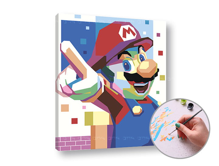 SUPER MARIO Paint by Numbers | Low Difficulty - image 2