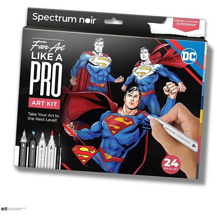 Superman Art Set for Illustration — image 3