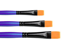 Synthetic Hair Flat Brushes | various sizes