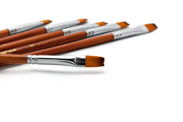 Synthetic Hair Flat Brushes | various sizes