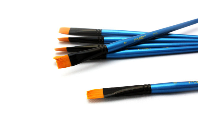 Synthetic Hair Flat Brushes | various sizes