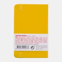Talens Art Creation Golden Yellow Sketch Pad, 9 x 14 cm, 140 g, 80 Sheets, Hardbound