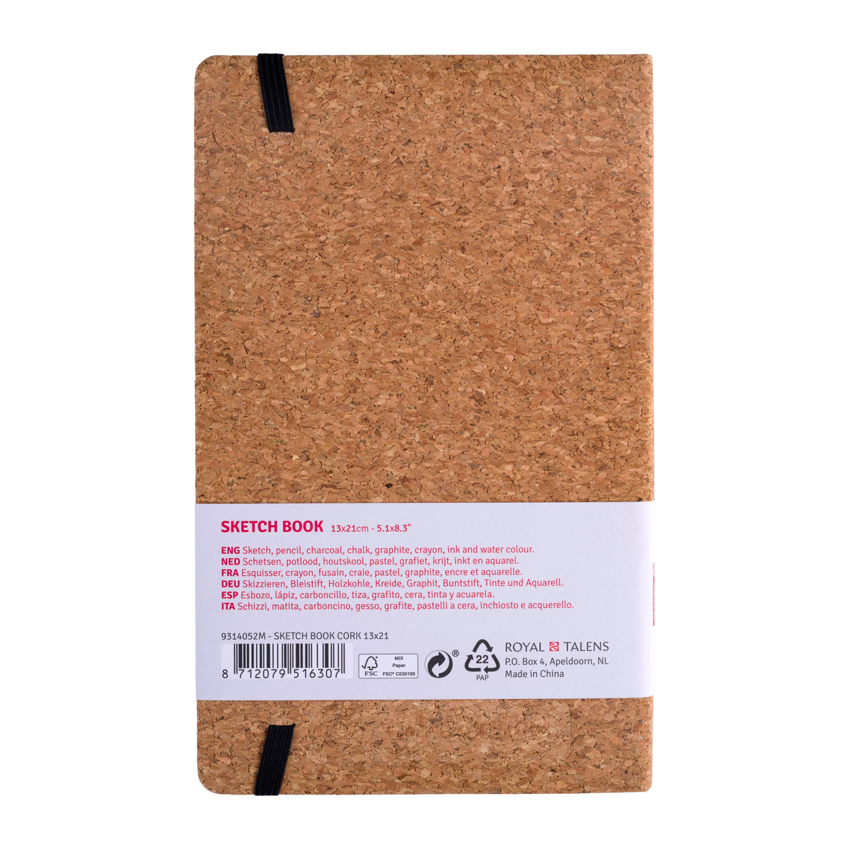 TALENS Art Creation Sketch Pad, 140 g, 80 Sheets, Hardcover, 12–21 cm