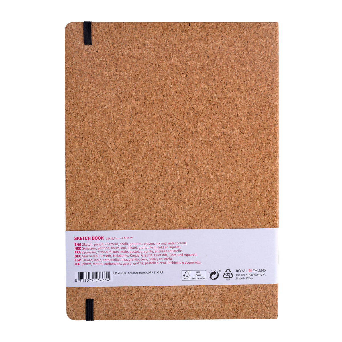 TALENS Art Creation Sketch Pad, 140 g, 80 Sheets, Hardcover, 12–21 cm