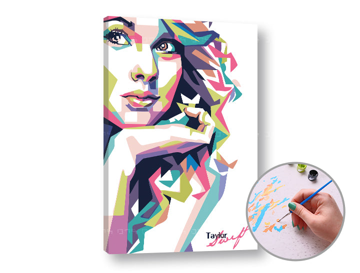 TAYLOR SWIFT Paint by Numbers | Low Difficulty - image 2