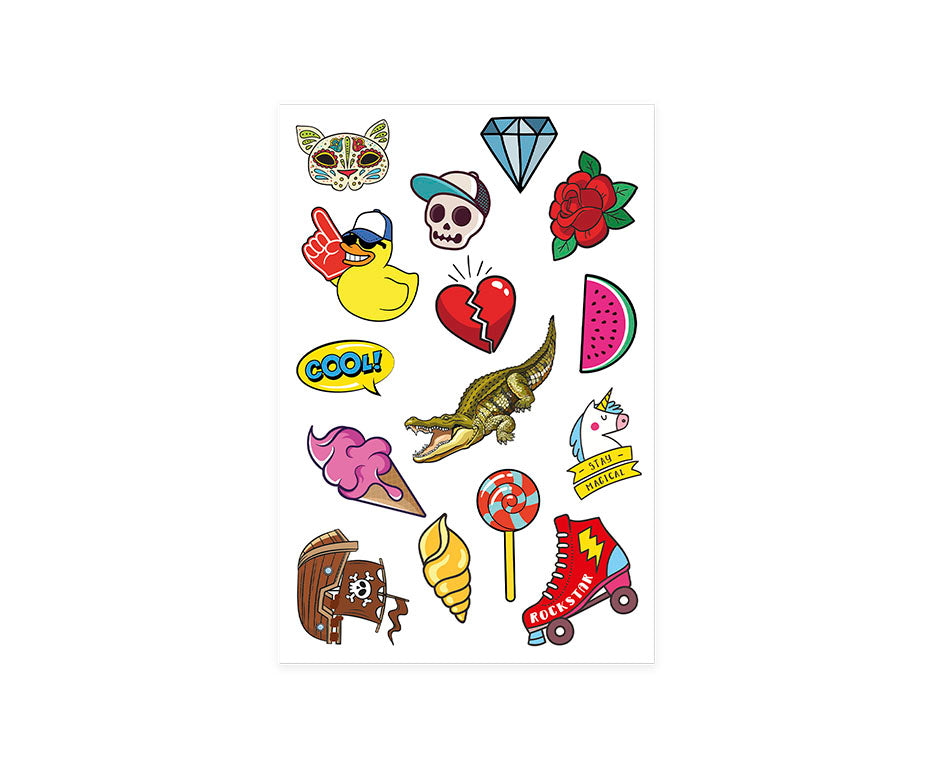 Temporary tattoo set JOVI Heart - 15 pcs
