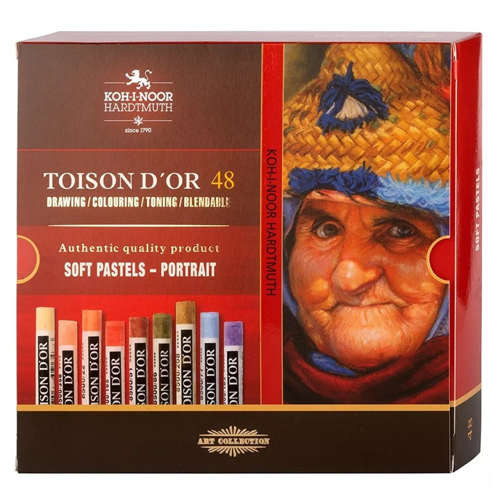 Toison D’Or Soft Pastels PORTRAIT, Set of 48 — image 1